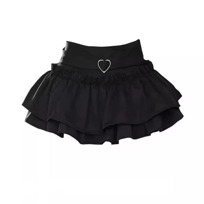 Tiered Ruffle Mini Skirt