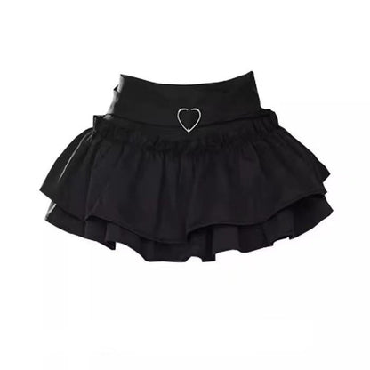Tiered Ruffle Mini Skirt