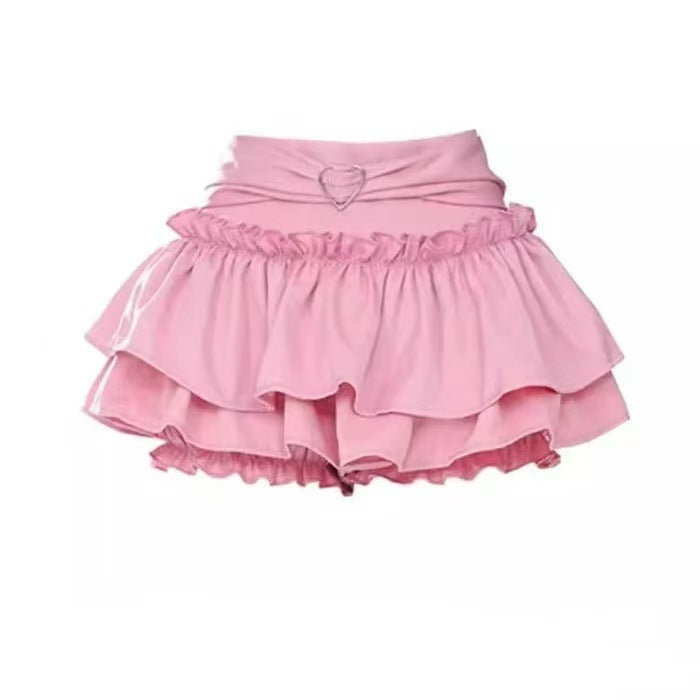 Tiered Ruffle Mini Skirt