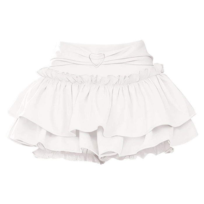 Tiered Ruffle Mini Skirt