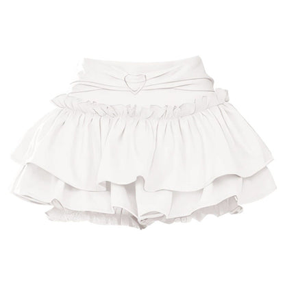 Tiered Ruffle Mini Skirt