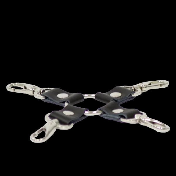 Titus Leather Bondage Hog Tie Restraint - The Pup Play Hub