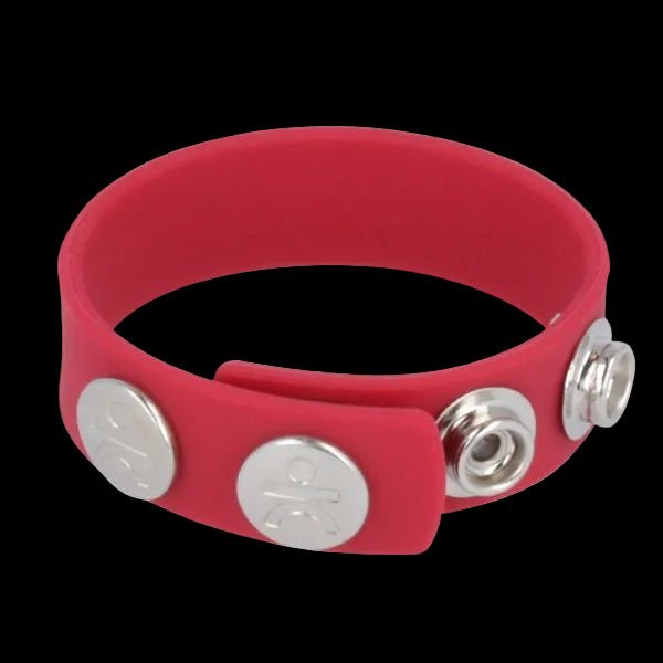 Titus Silicone Cock & Ball Strap Red - The Pup Play Hub