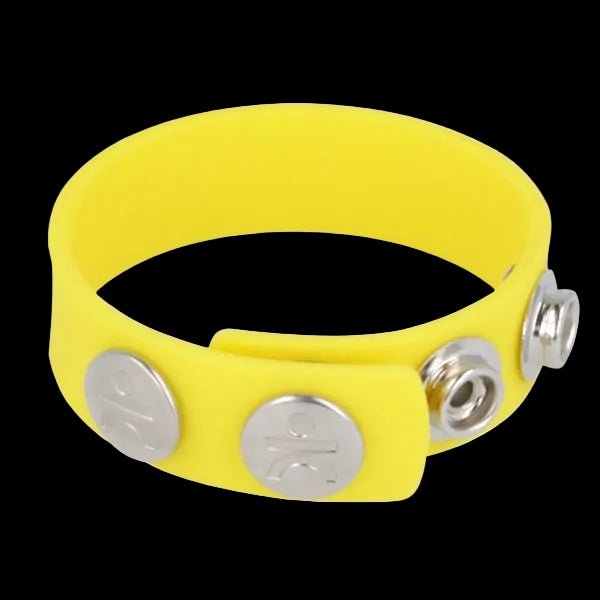 Titus Silicone Cock & Ball Strap Yellow - The Pup Play Hub