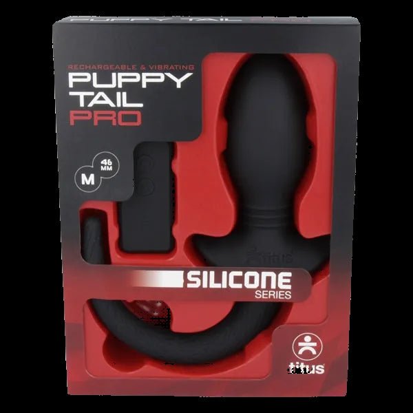 Titus Silicone Remote Controlled Vibrating Tail Plug - The Pup Play Hub