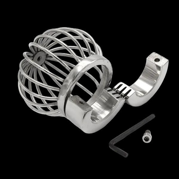 Titus Steel Ball Cage - The Pup Play Hub