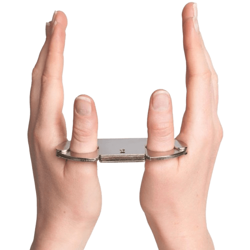 Titus Steel Thumb Cuffs - The Pup Play Hub