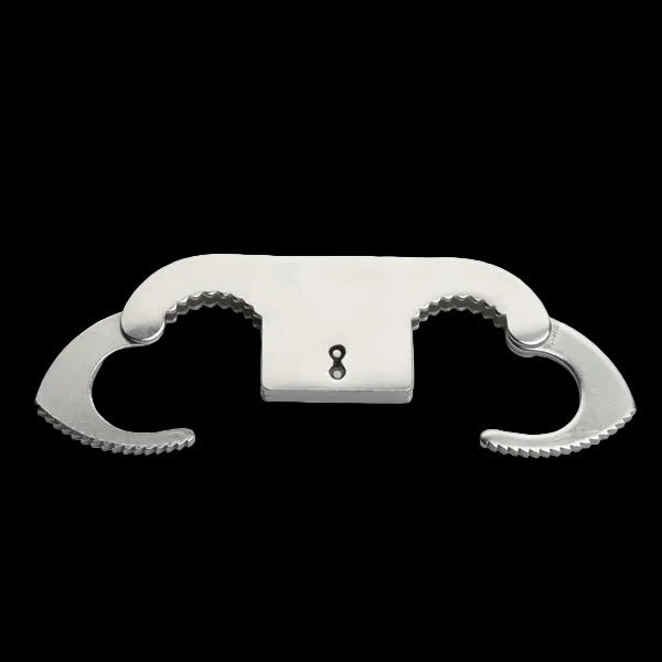 Titus Steel Thumb Cuffs - The Pup Play Hub