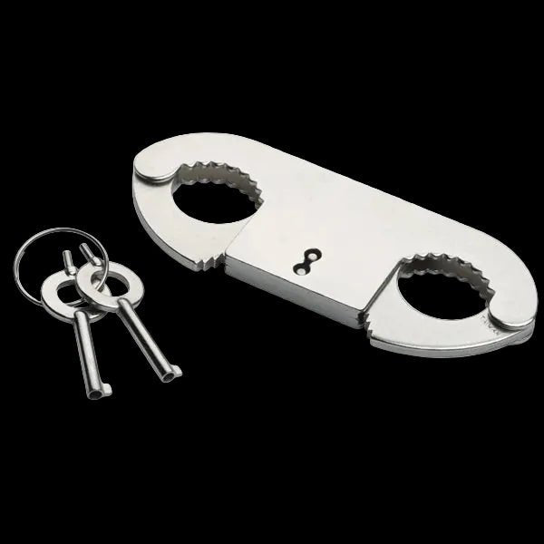 Titus Steel Thumb Cuffs - The Pup Play Hub
