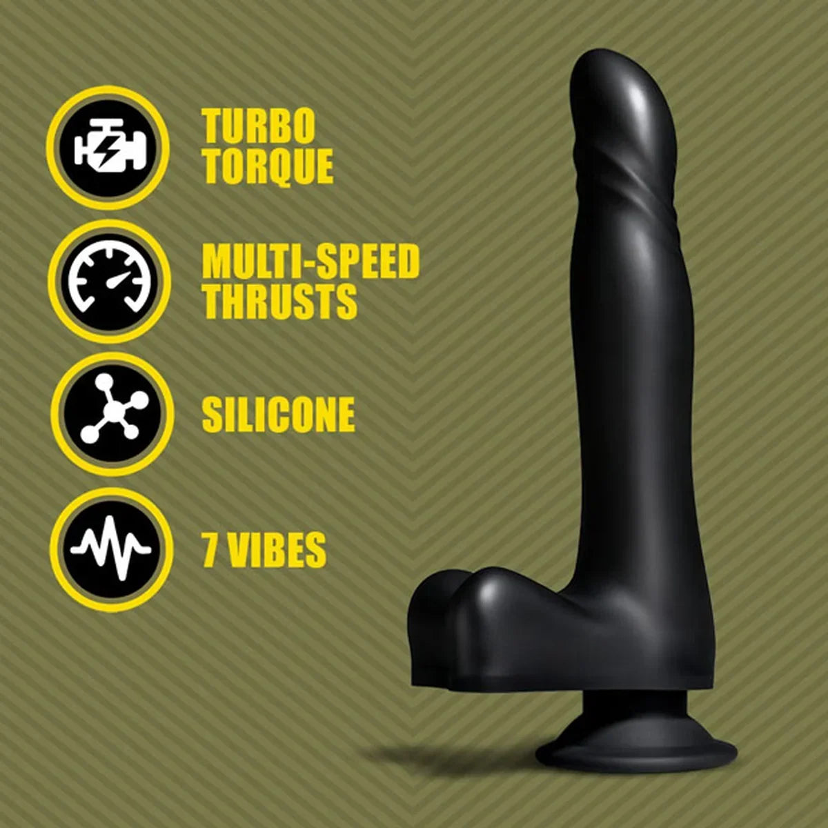 Tunnel Twister Remote Controlled Thrusting Dildo