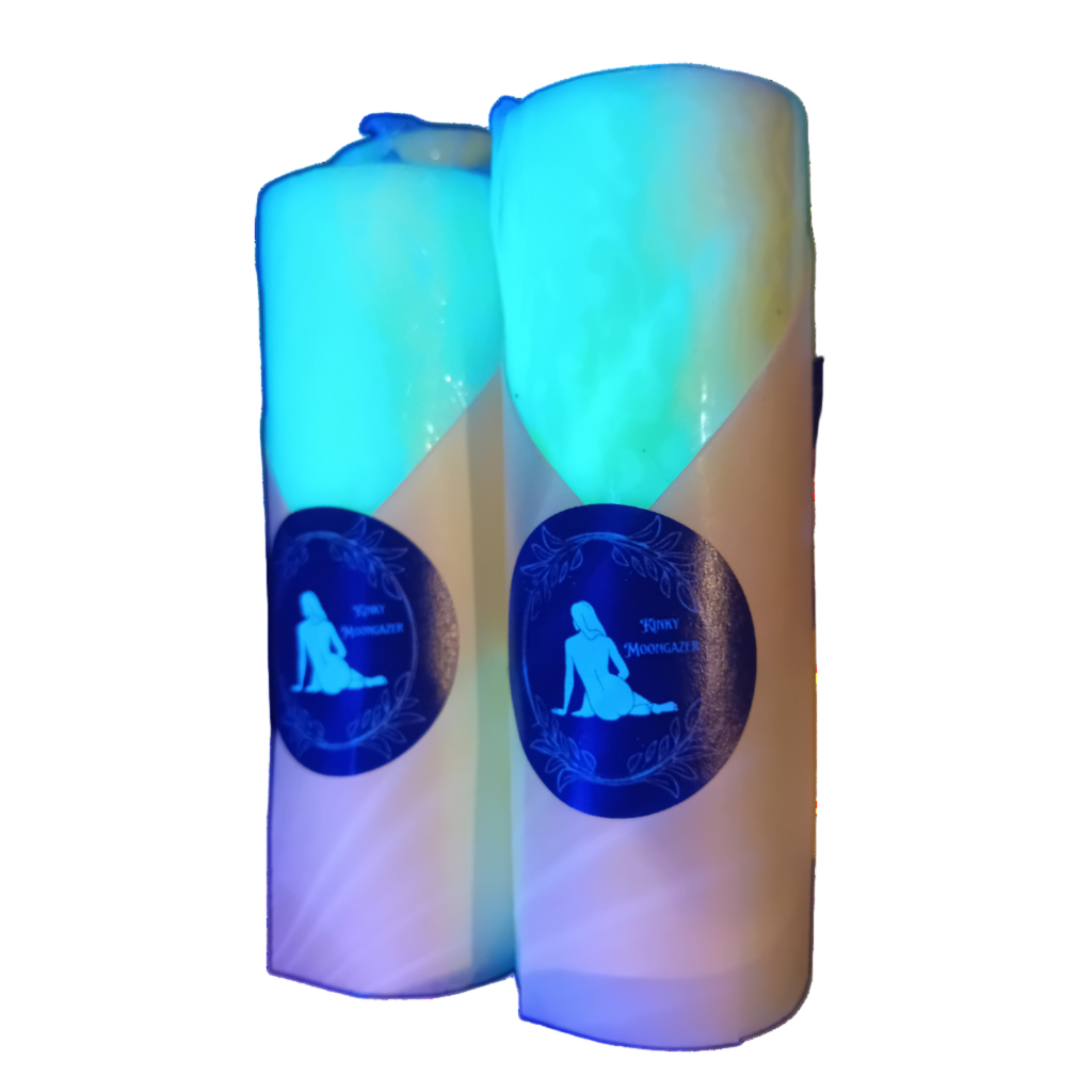 Bright UV Pillar Candle