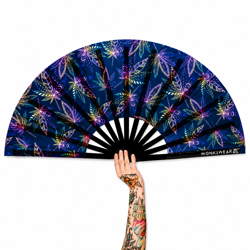 Mary Jane XL UV Reactive Festival Fan