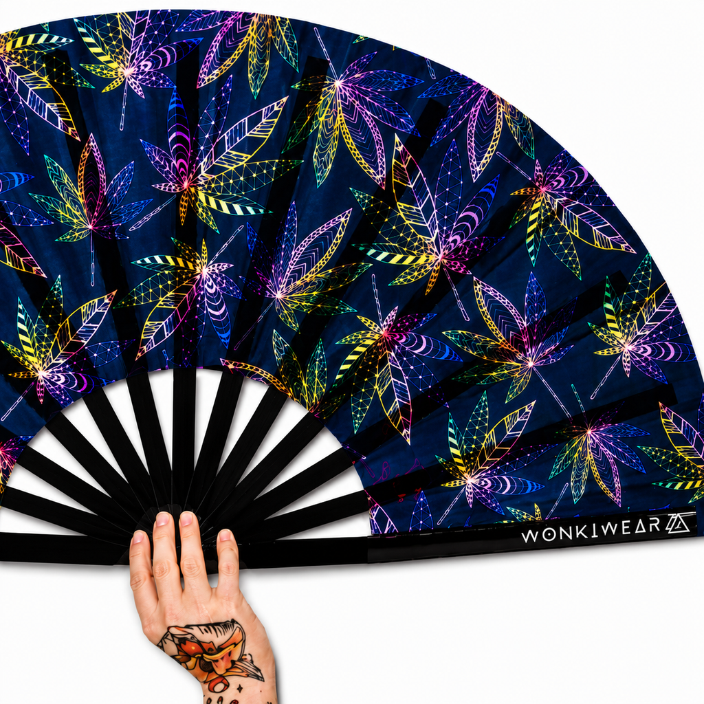 Mary Jane XL UV Reactive Festival Fan