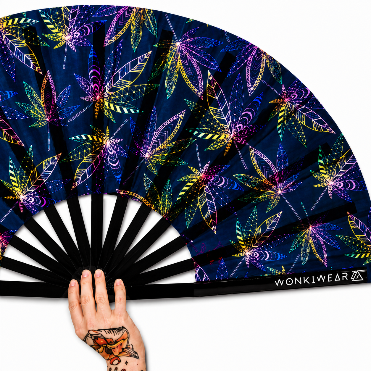 Mary Jane XL UV Reactive Festival Fan