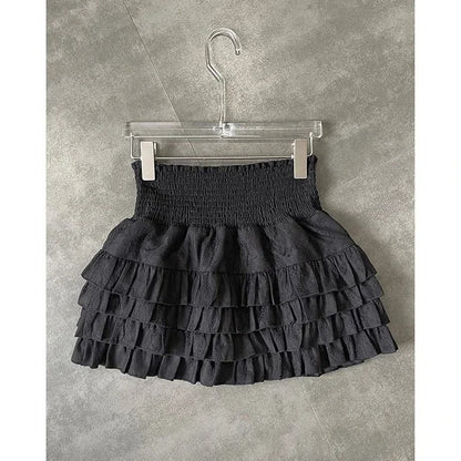 High-Waist Cake Skirt