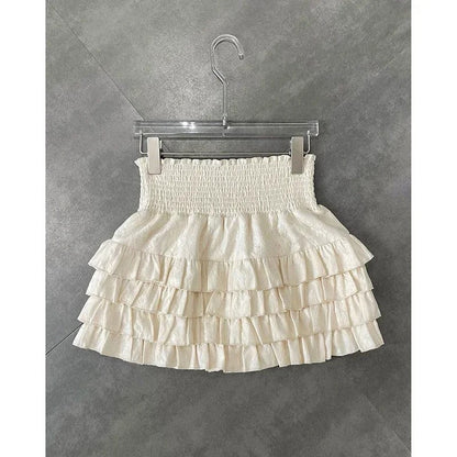High-Waist Cake Skirt