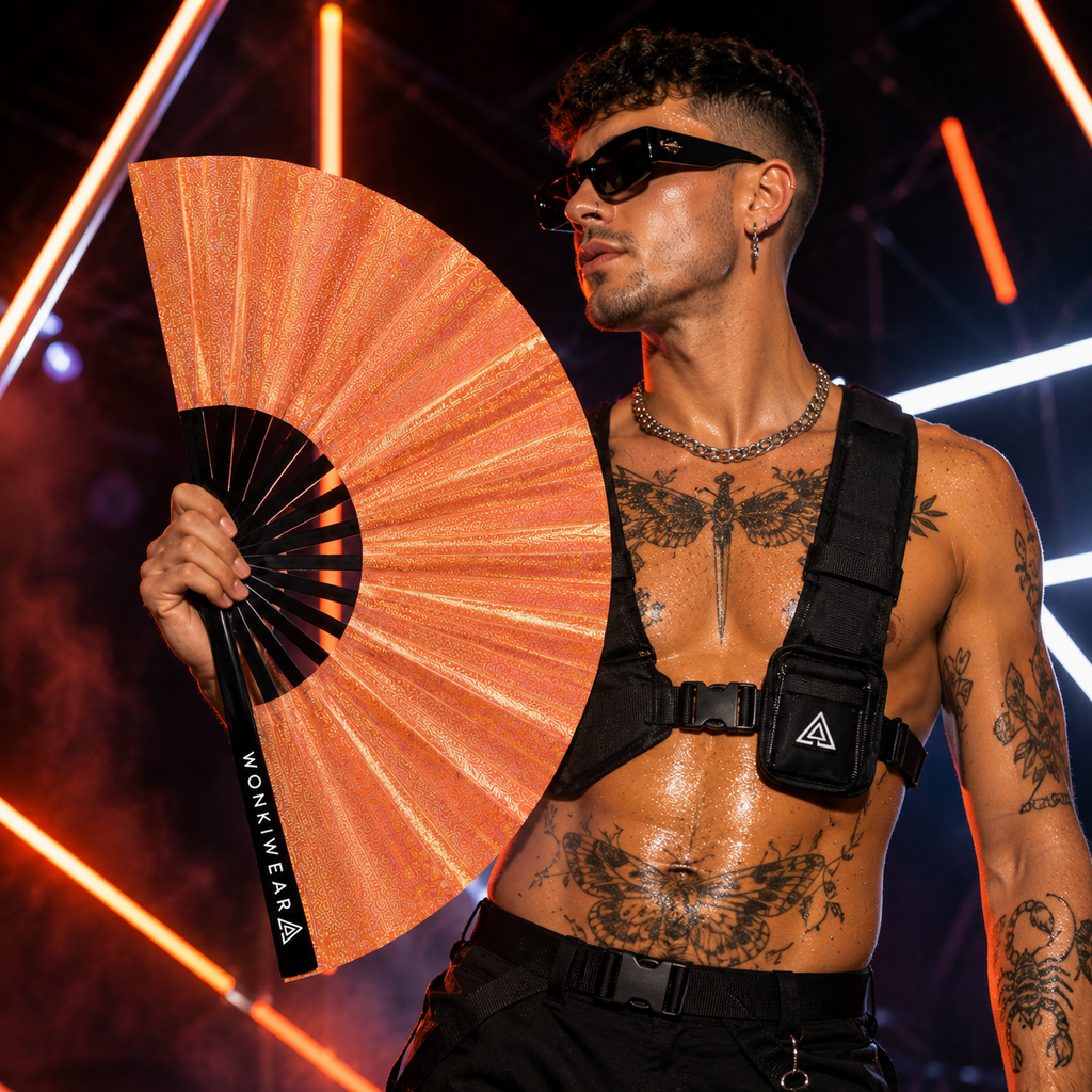 Venus Galaxy Iridescent Festival Fan