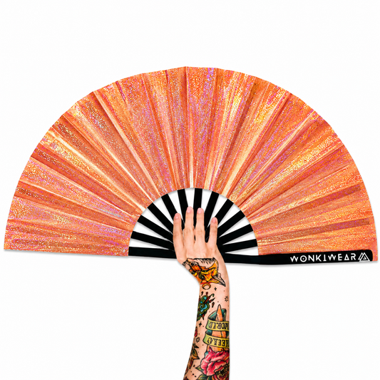 Venus Galaxy Iridescent Festival Fan