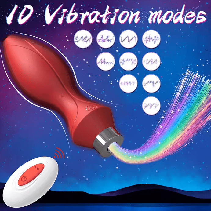 Vibrating Fibre Optic Plug - The Pup Play Hub
