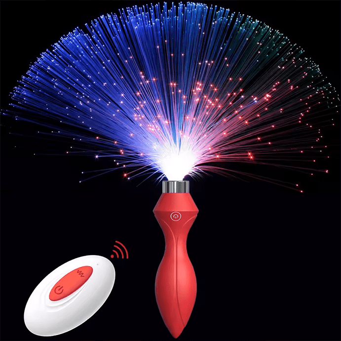 Vibrating Fibre Optic Plug - The Pup Play Hub