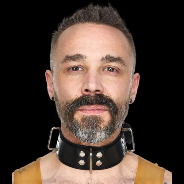 Vilain Garçon Heavy Rubber Dog Collar | Medium - The Pup Play Hub