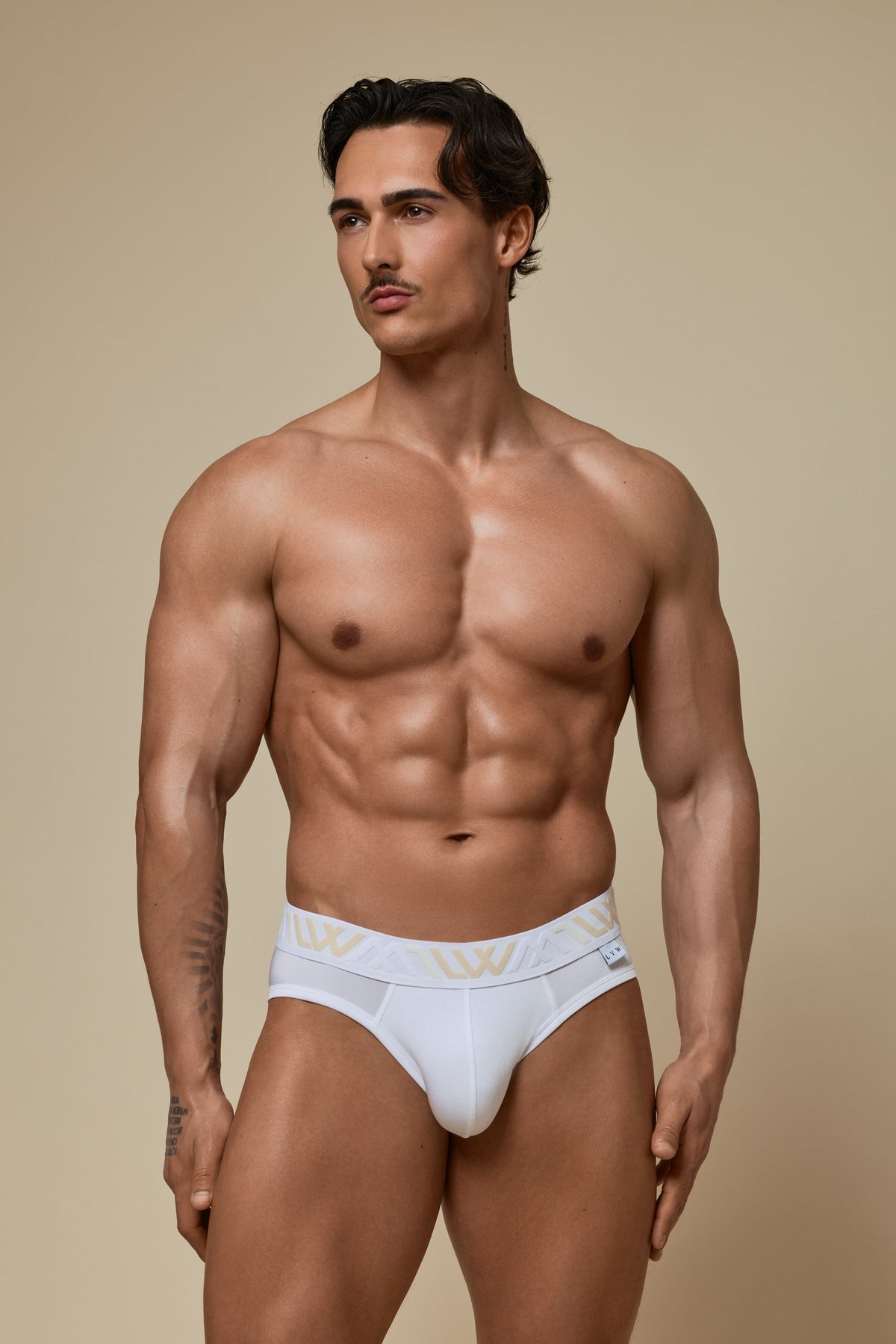 VISIBLY BIKINI BRIEF RENEW SHINE - WHITE