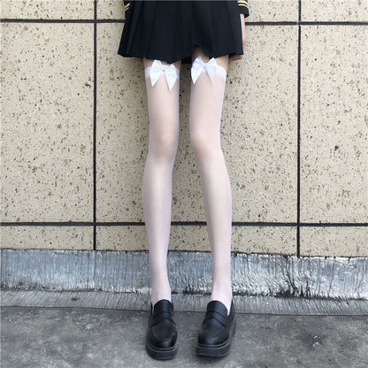 Bowed Long Stockings