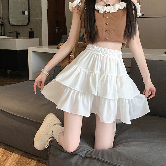 High Waist Puffy Skirt