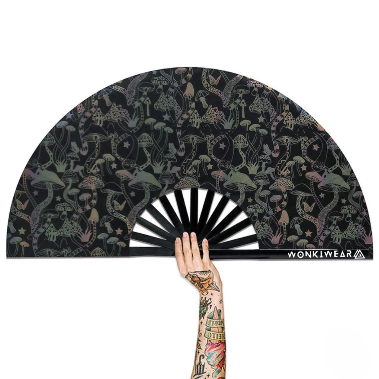 Shrooms XL Reflective Festival Fan