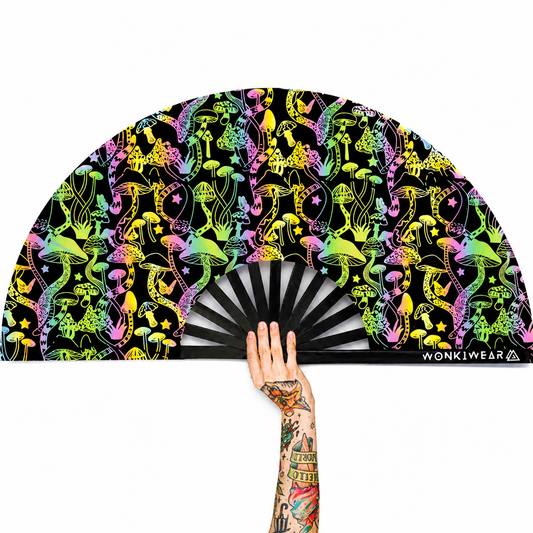 Shrooms XL Reflective Festival Fan