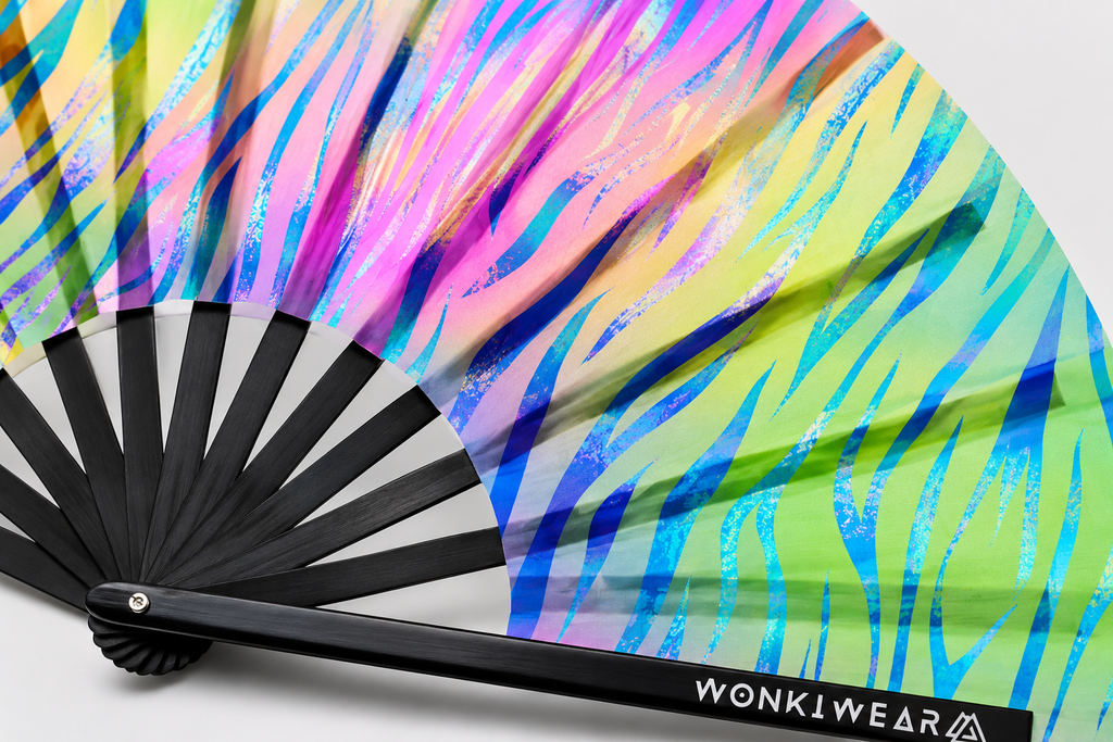 Safari Disco XL UV Reactive Festival Fan