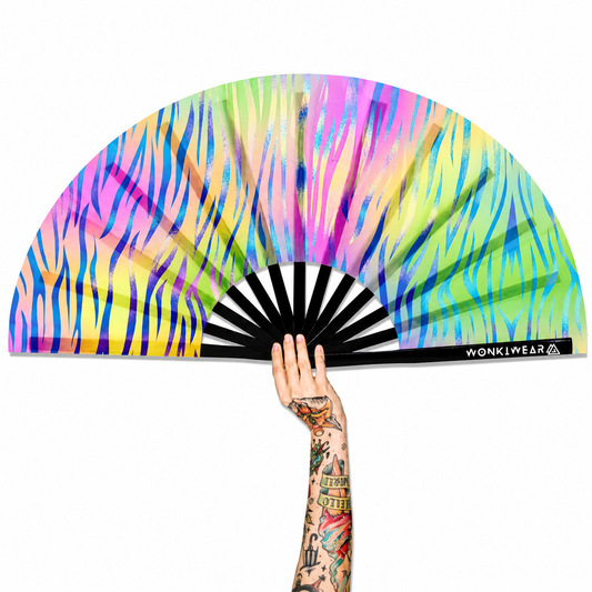 Safari Disco XL UV Reactive Festival Fan
