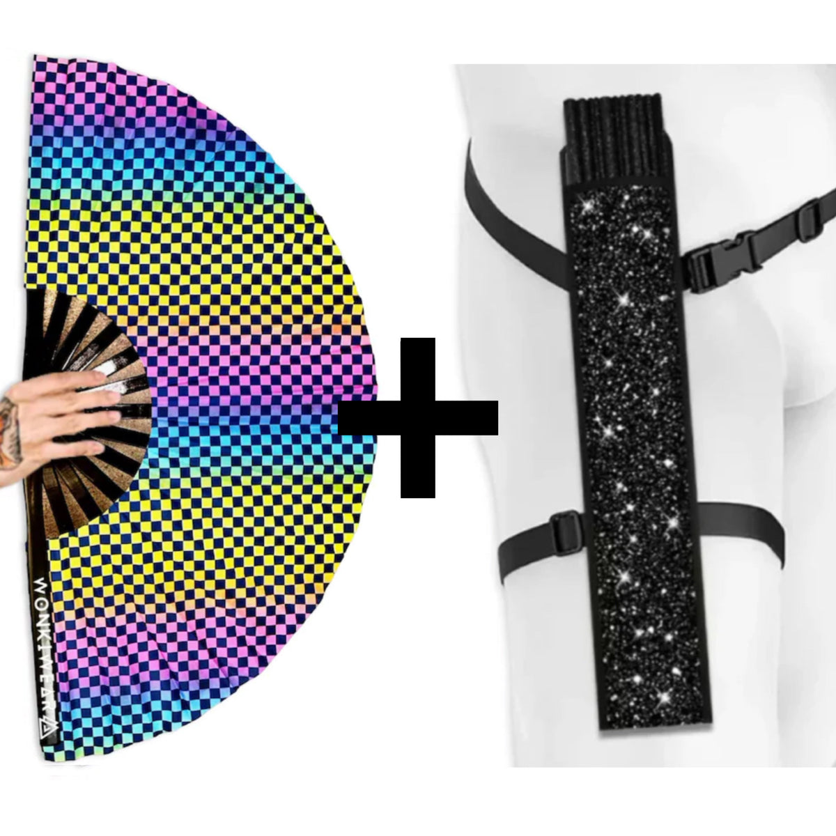 Wanna Race XL UV Reactive Festival Fan