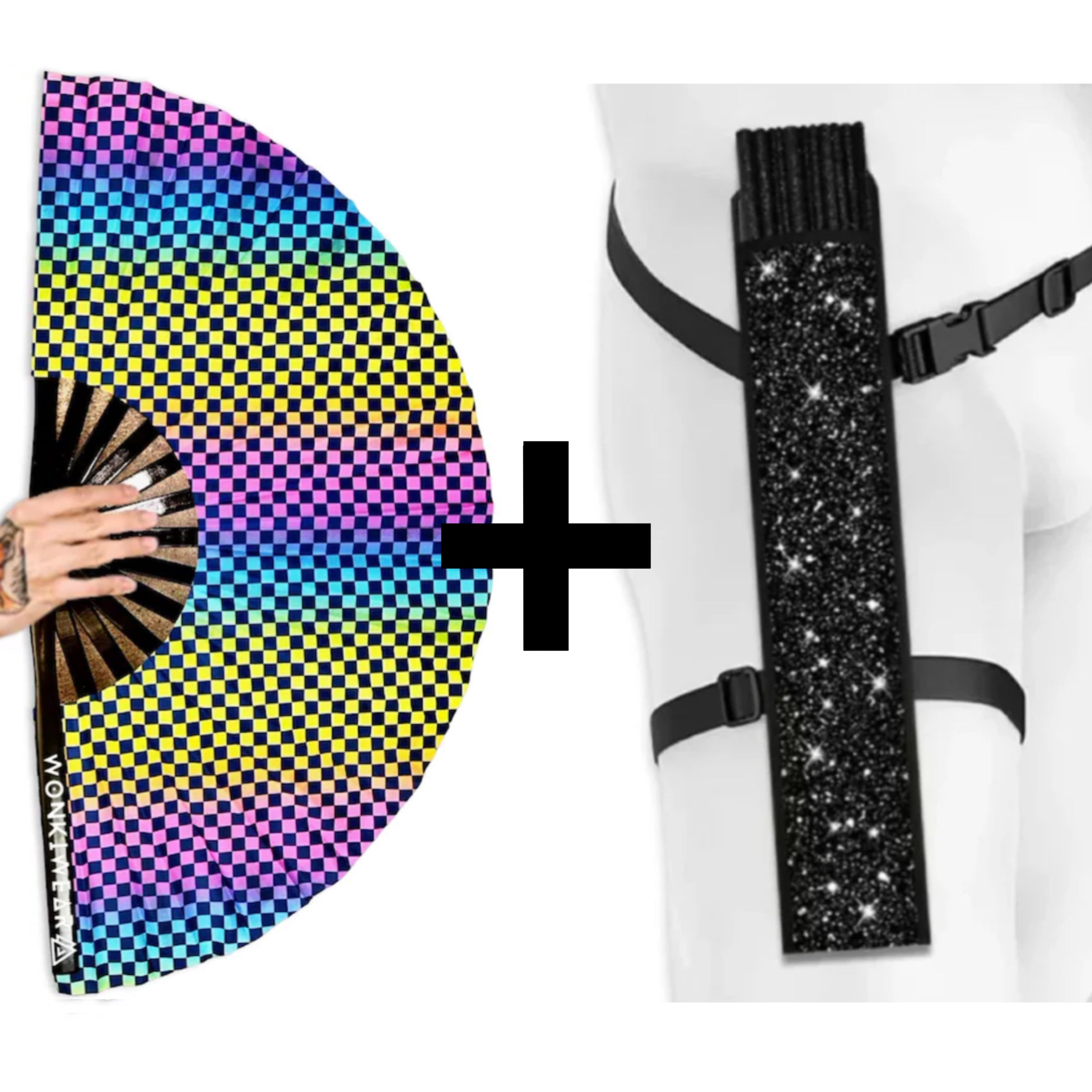 Wanna Race XL UV Reactive Festival Fan