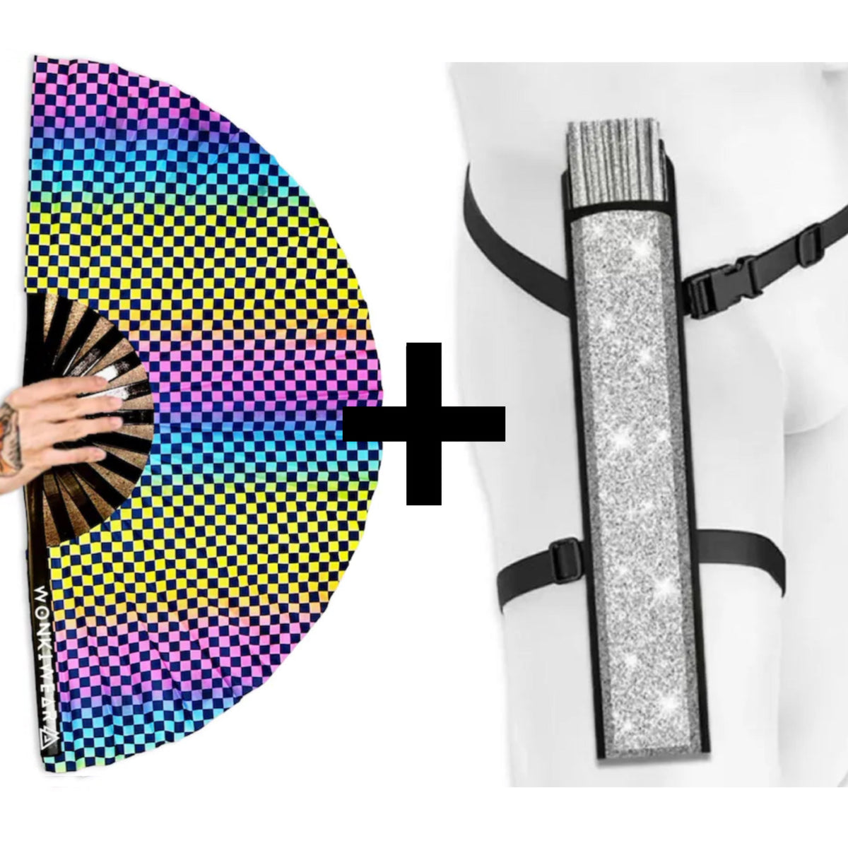 Wanna Race XL UV Reactive Festival Fan