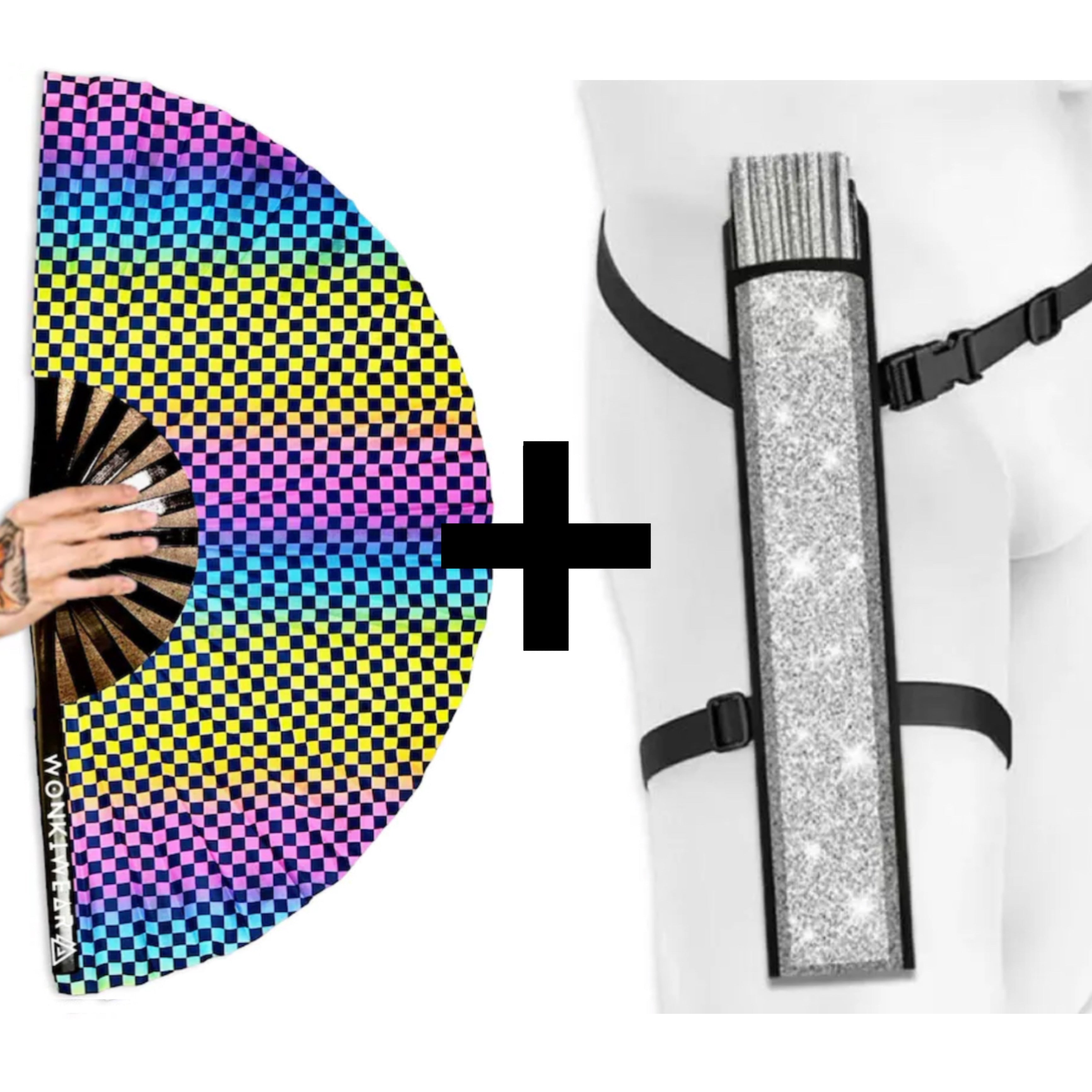 Wanna Race XL UV Reactive Festival Fan