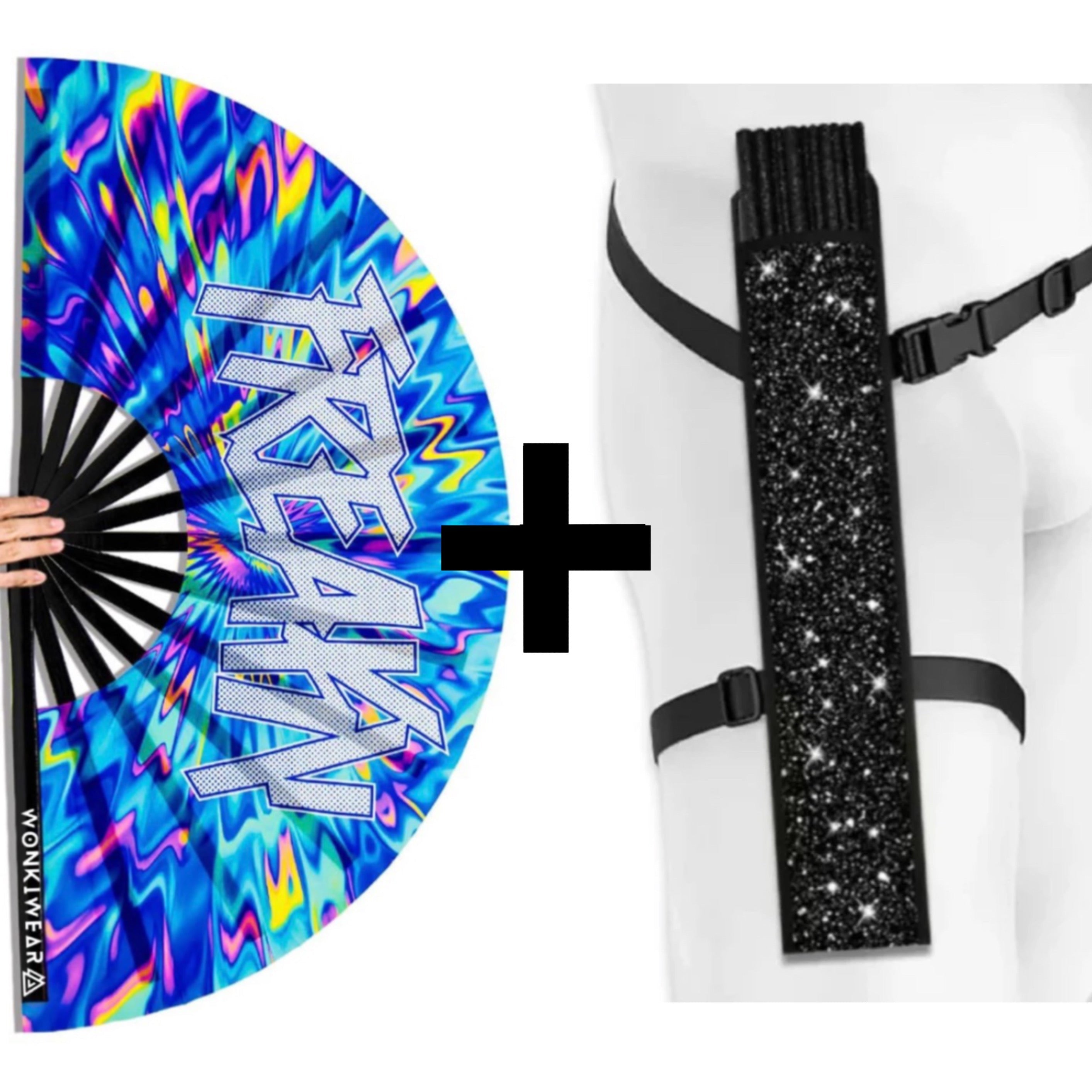FREAKY XL UV Reactive Festival Fan