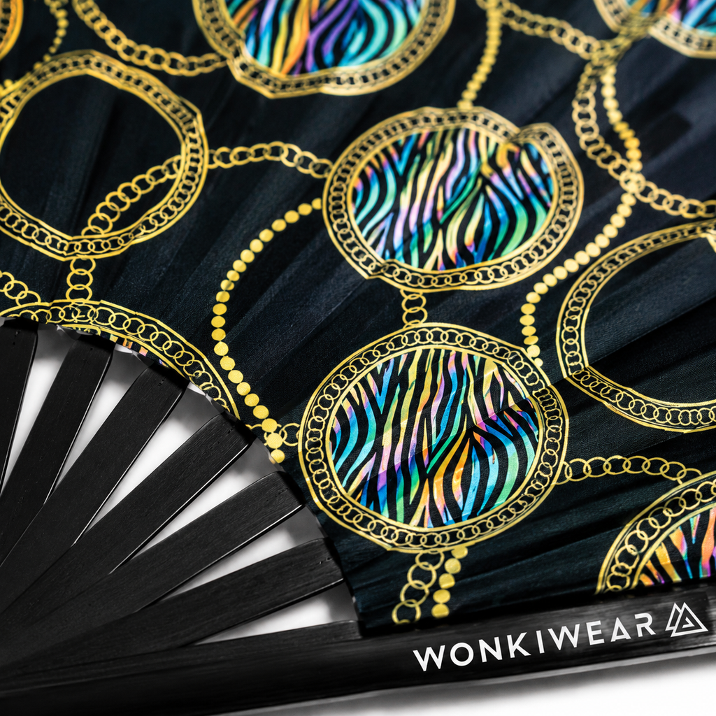 Posh Stuff XL UV Reactive Festival Fan