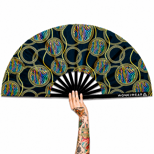Posh Stuff XL UV Reactive Festival Fan