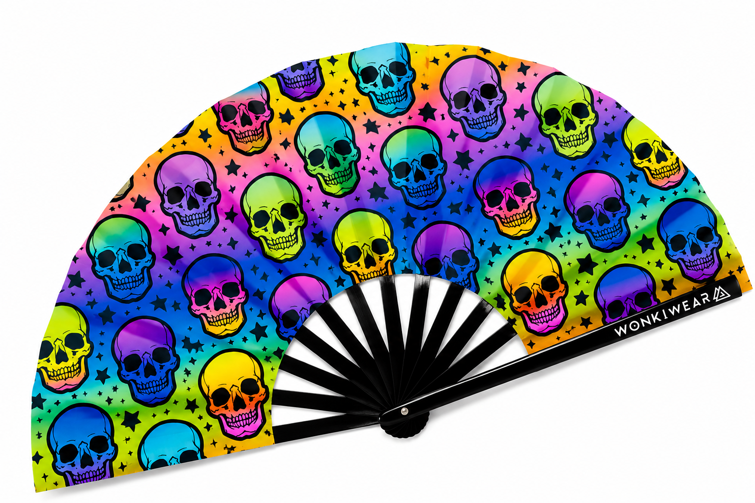 Trick or Treat XL UV Reactive Festival Fan