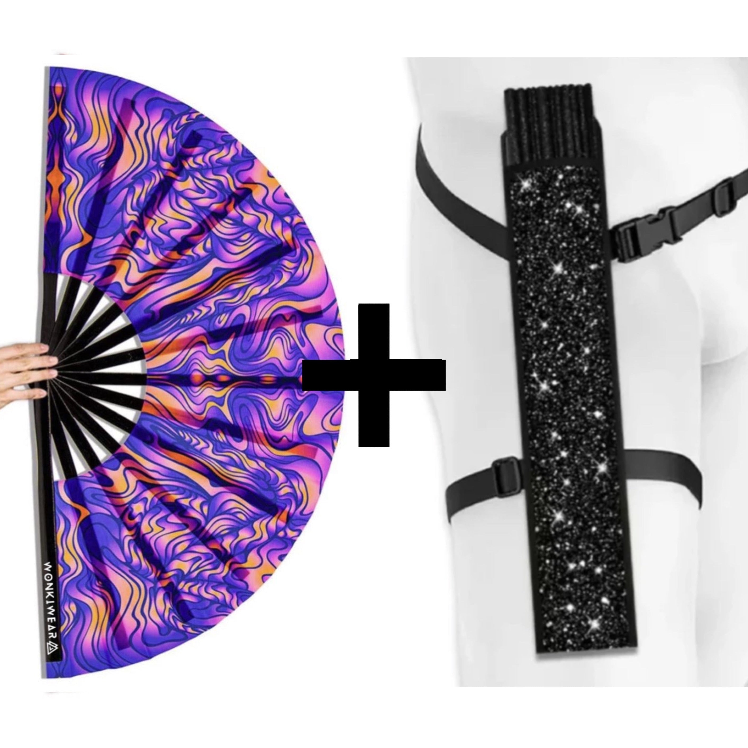 Sunset Session XL UV Reactive Festival Fan