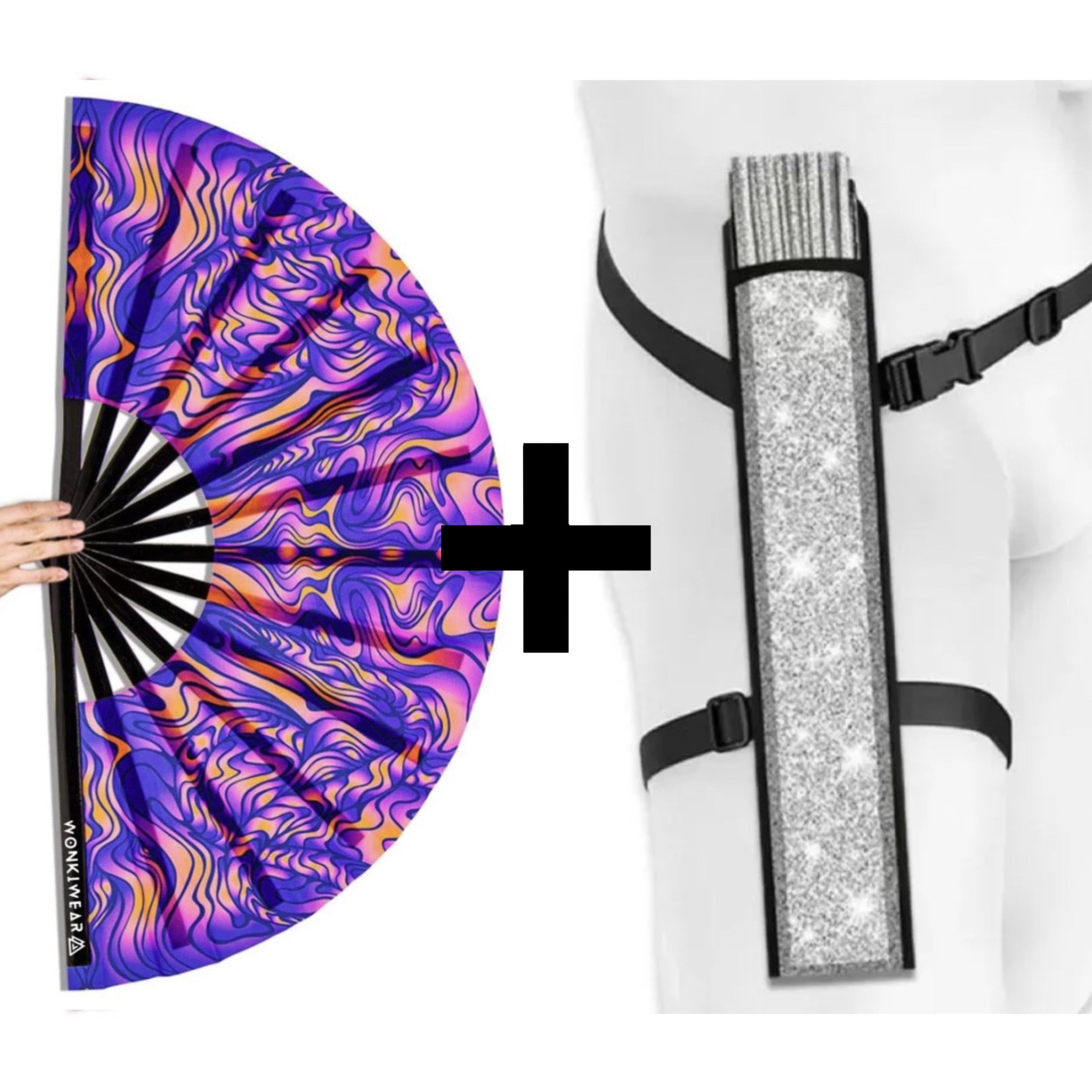 Sunset Session XL UV Reactive Festival Fan