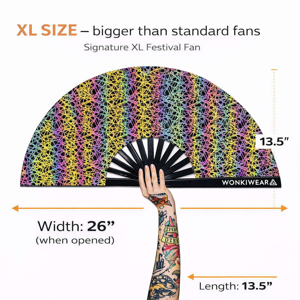 Entrapment XL Reflective Festival Fan