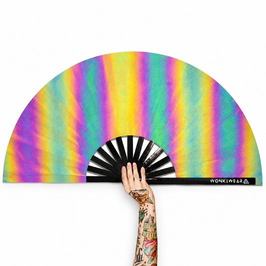 Oil Slick XL Reflective Festival Fan