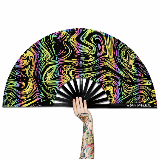 Swirl XL Reflective Festival Fan