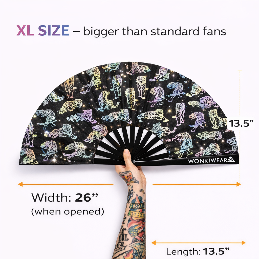 Tigress XL Reflective Festival Fan