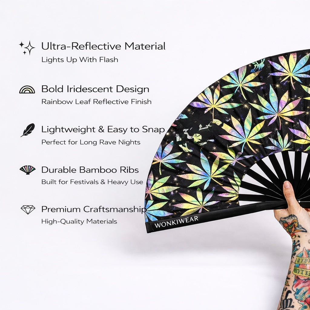 Leaf XL Reflective Festival Fan