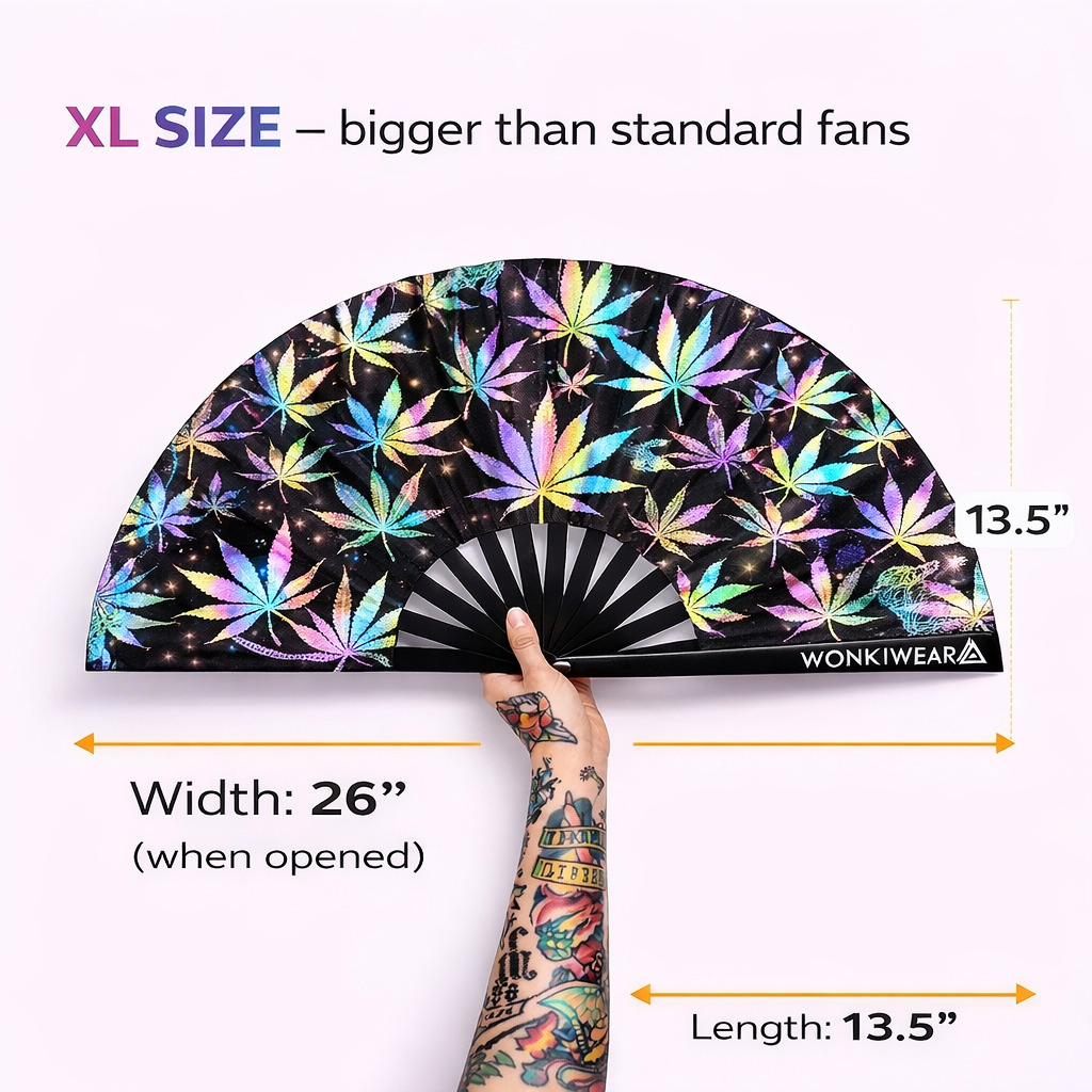 Leaf XL Reflective Festival Fan