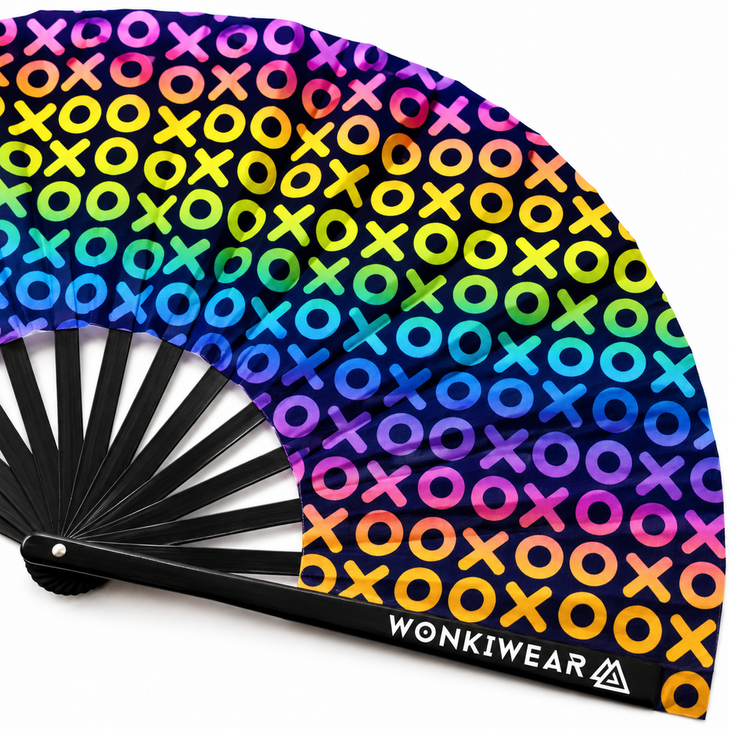 XOXO XL UV Reactive Festival Fan