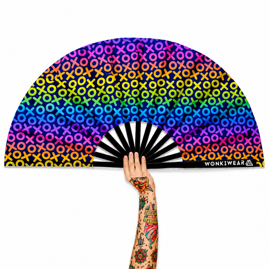 XOXO XL UV Reactive Festival Fan